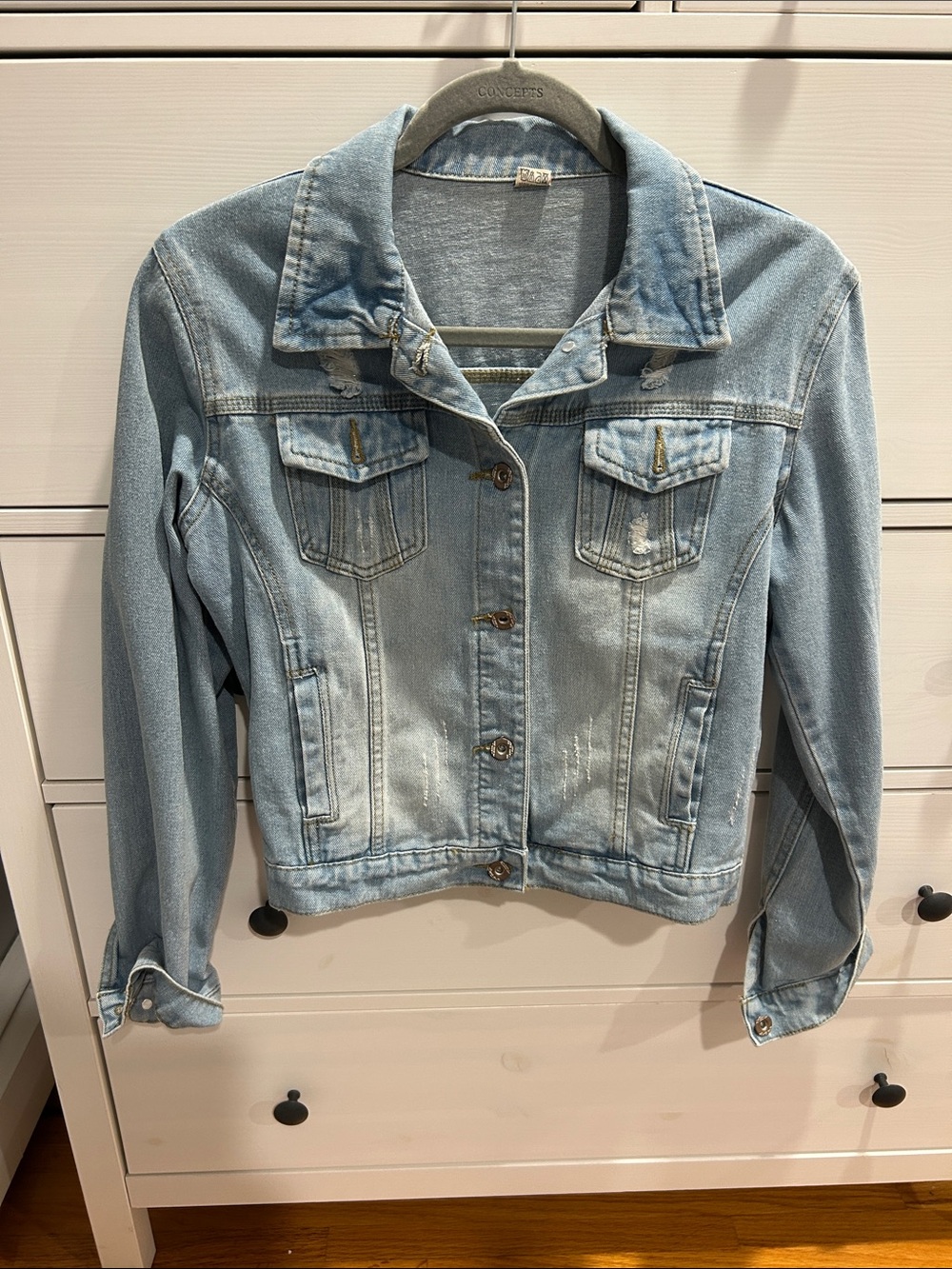 Light Blue Denim Jacket - Women